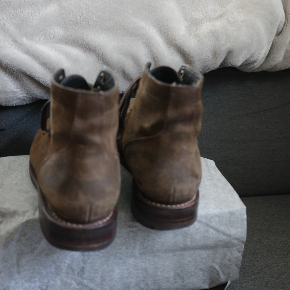 Thursday Boot Company Brown Leather Boots Ankle-High Design - Picture 11 of 11